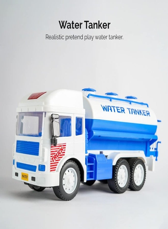 Oupstrive Toy Water Tanker Truck Construction Truck Pull Back Vehicles Toy Trucks for Children's (Multicolor, Pack of 1) - Image 4